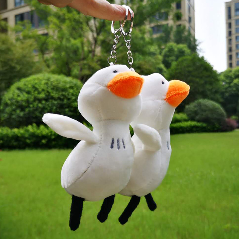 Cute Duck Plush Toy Stuffed Soft Kawaii Animal Doll Plush Birthday Gift for Kids Children Xmas Bag Keychains Schoolbag Ornaments alx