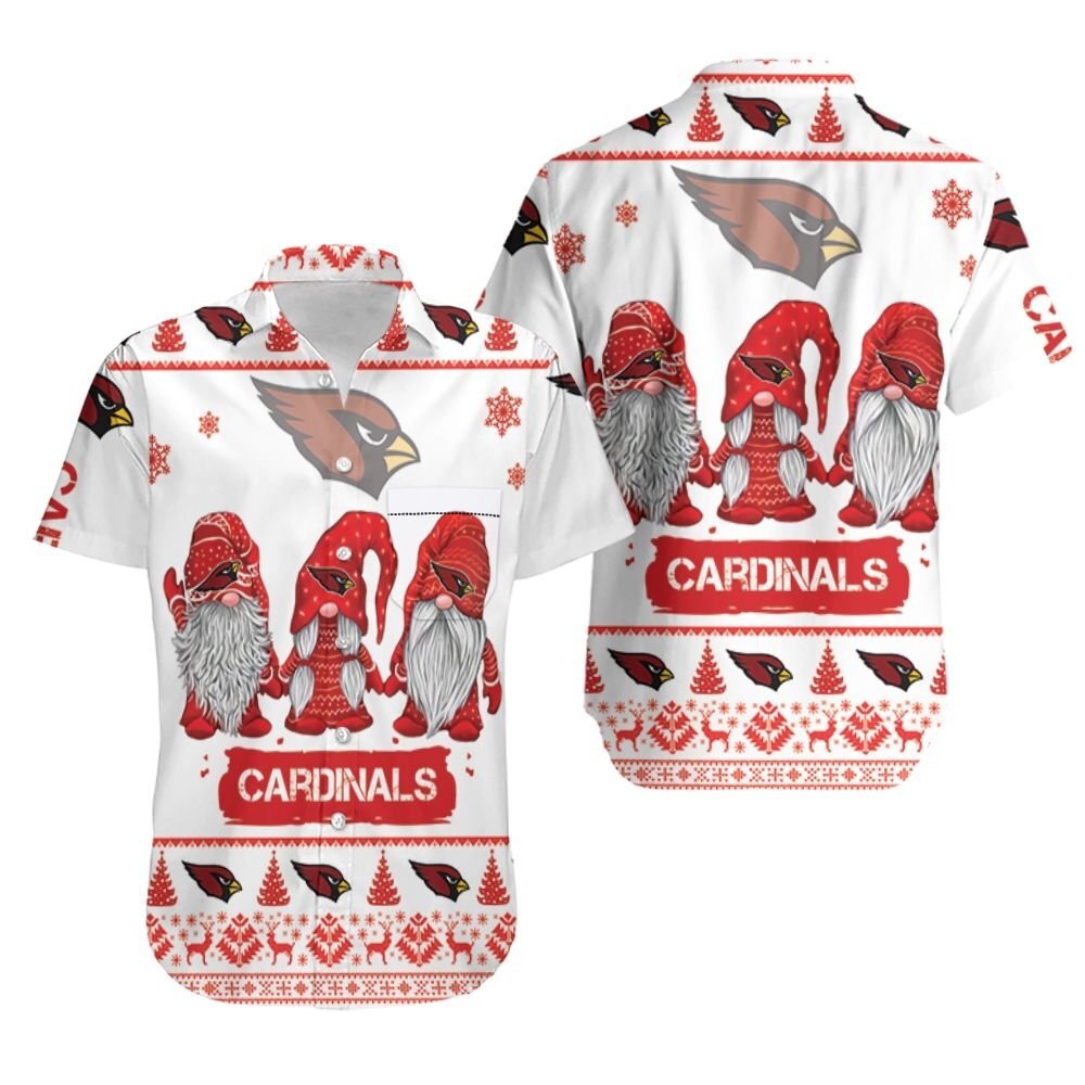 Christmas Gnomes Arizona Cardinals Ugly Sweatshirt Hawaii Shirt Ha91966