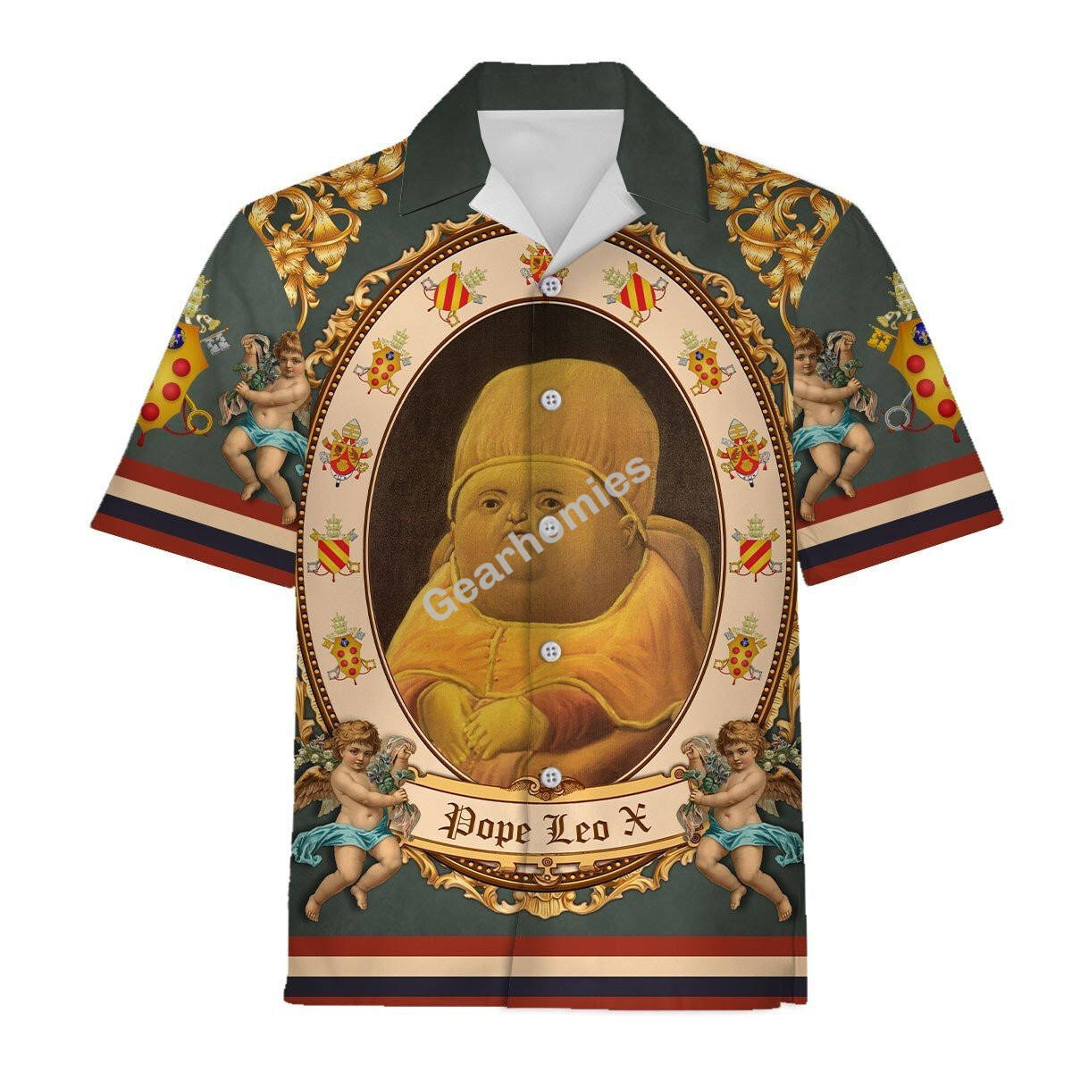 Hawaiian Shirt Pope Leo X After Raphael 3D Apparel