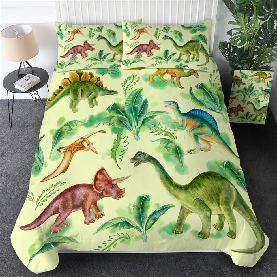 3D Dinosaurs Painting Cotton Bed Sheets Spread Comforter Duvet Cover Bedding Sets