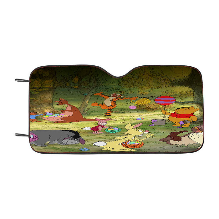 Pooh Party Auto Sun Shade