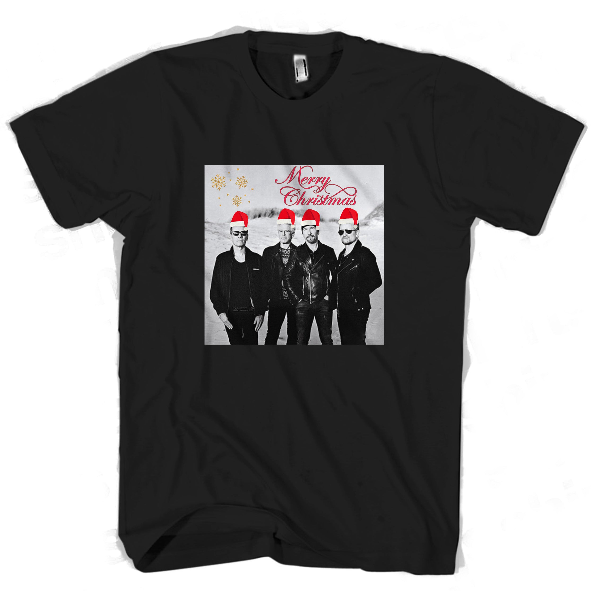 U2 Merry Christmas Man’s Tee T-Shirt