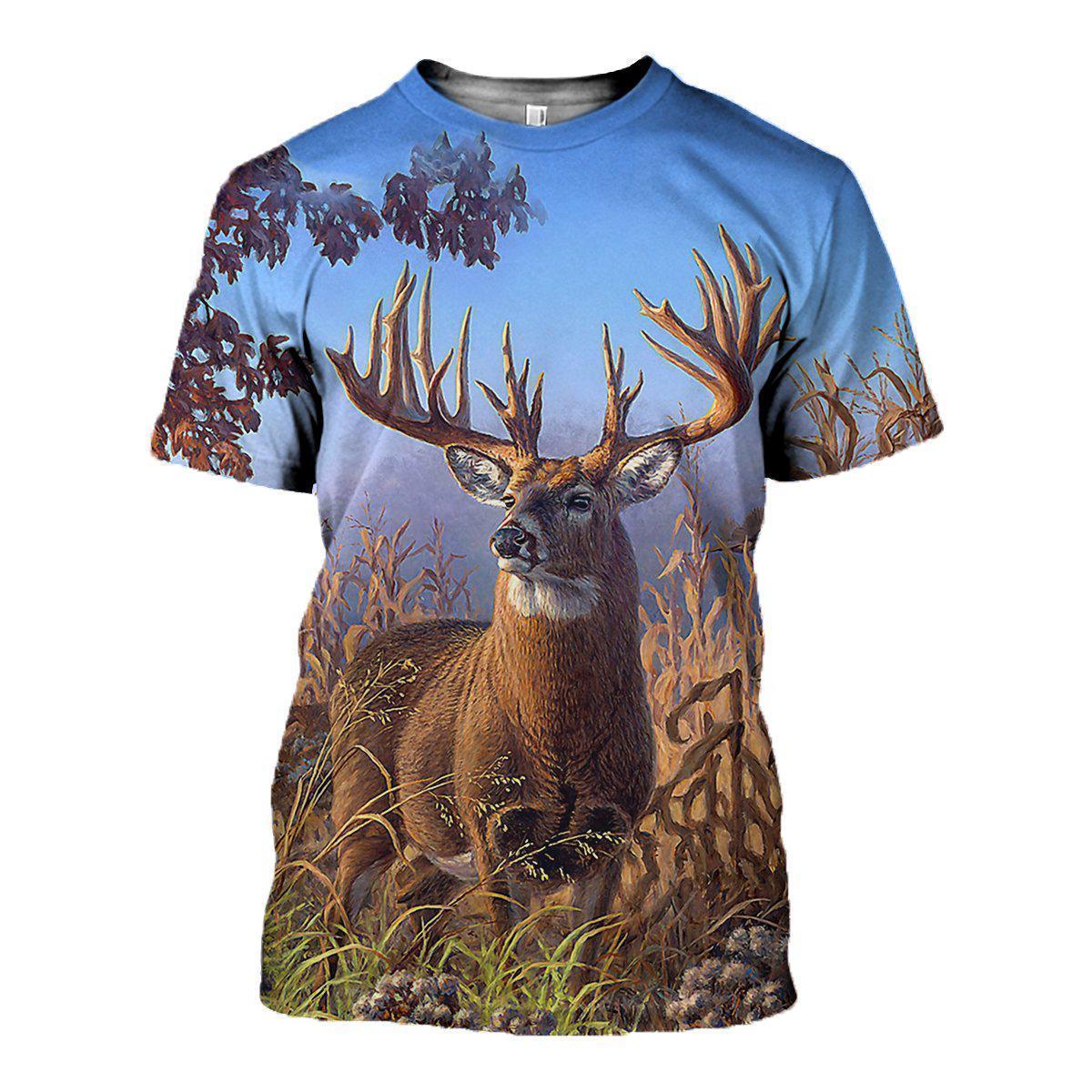 3D All Over Printed Deer Clothes