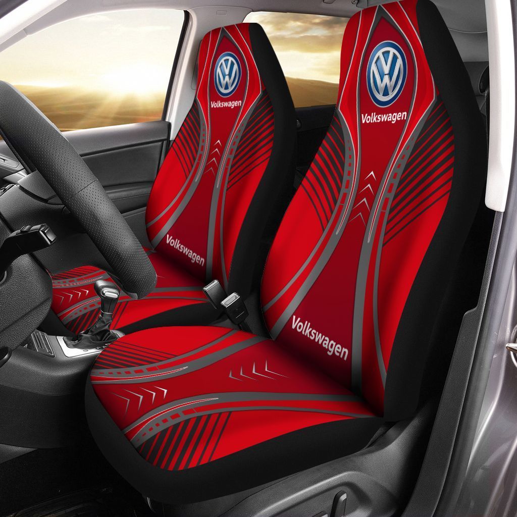 Volkswagen Ttt-Hl Car Seat Cover (Set Of 2) Ver 1 (Red)