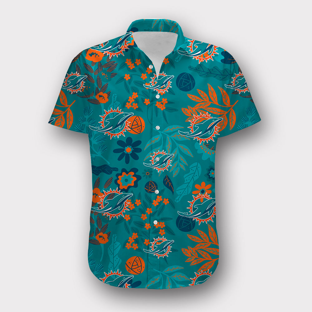 Miami Dolphins Aloha Hawaii Shirt Ha29214