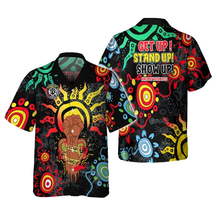 Naidoc Week 2022 3D Hawaiian Shirt, Naidoc Week Gift,Australia Hawaiian Shirt