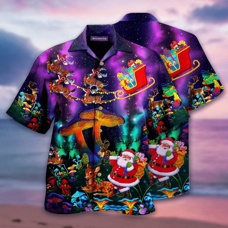 Hawaii Aloha Shirts Mushroom Funny Christmas Ha11075