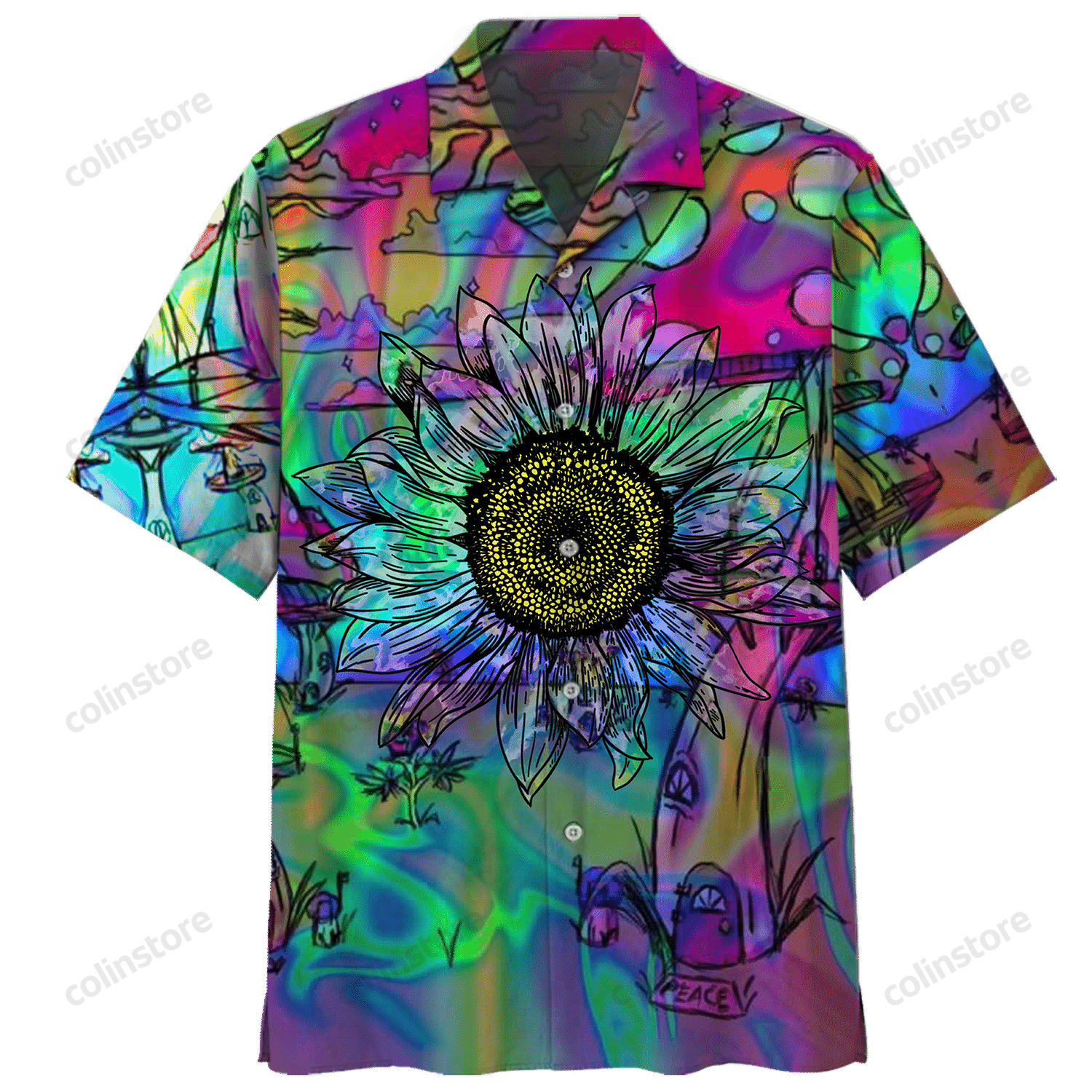 Hippie Hawaii Shirt Short 027 Ha111763