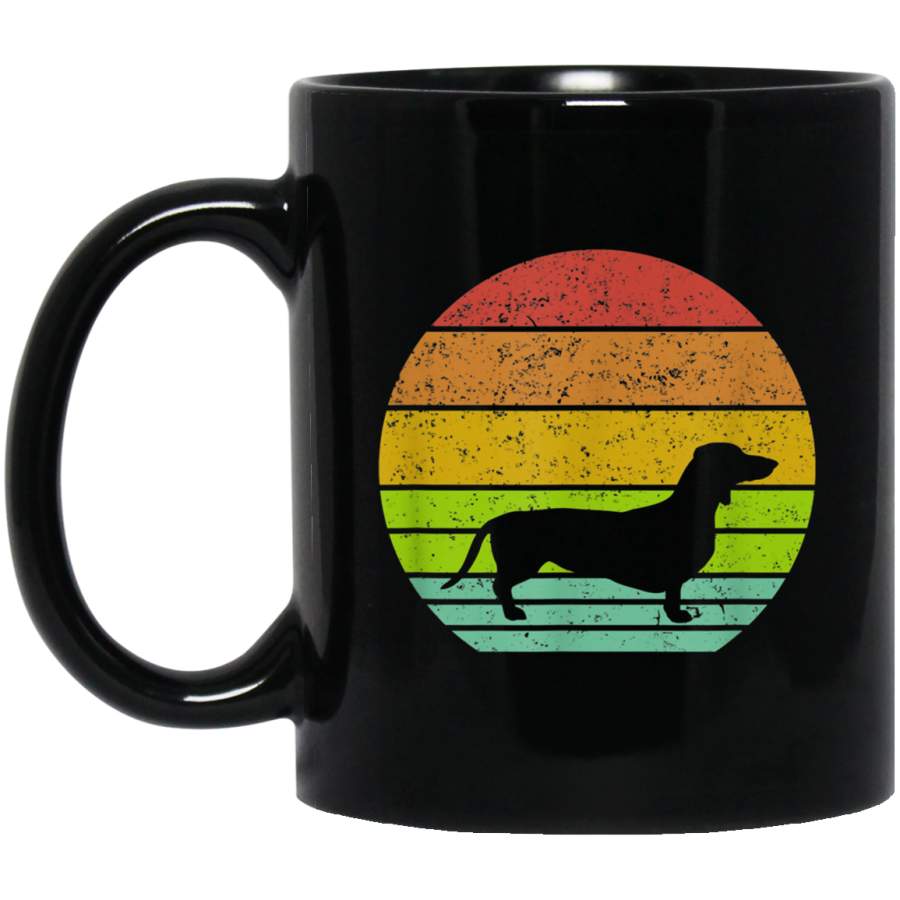 Vintage Dachshund Mug Retro Look  Dog Lover Gift