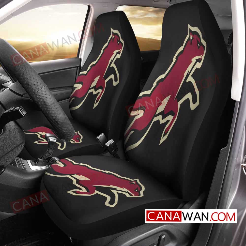 Arizona Coyoteslogo Art Style16 3D Customized Personalized Car Seat Cover