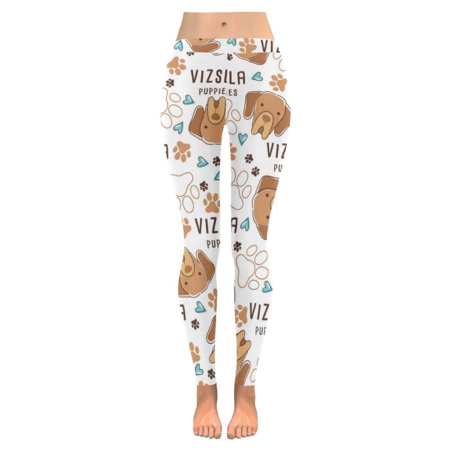 Vizsla Puppy Leggings Plus Size