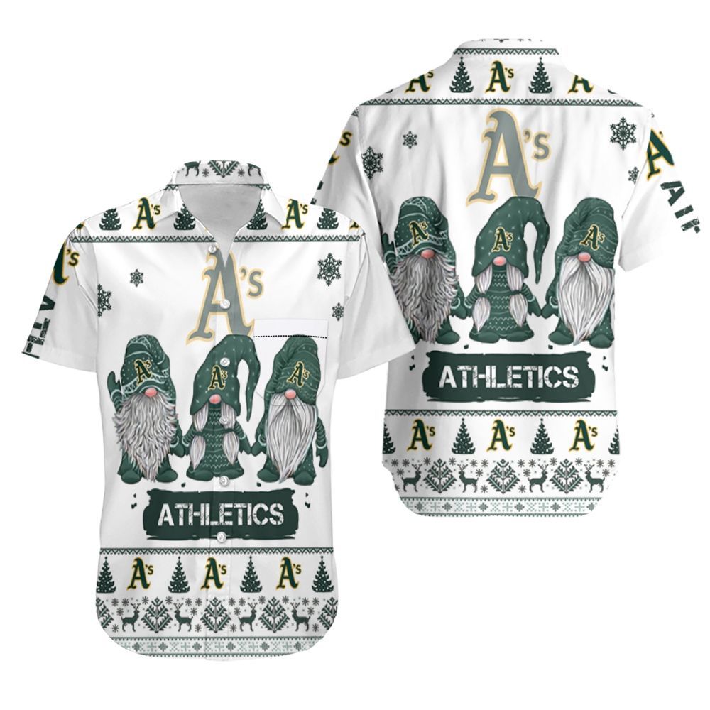 Christmas Gnomes Oakland Athletics Ugly Sweatshirt Hawaii Shirt Ha22453