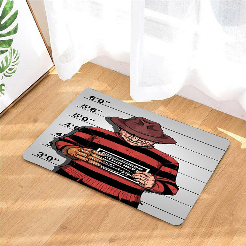 freddy krueger mugshot doormats