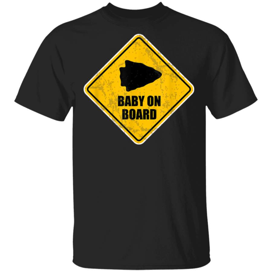 Baby on Board KC Football Fans Kansas City Red Sports Fan TShirt