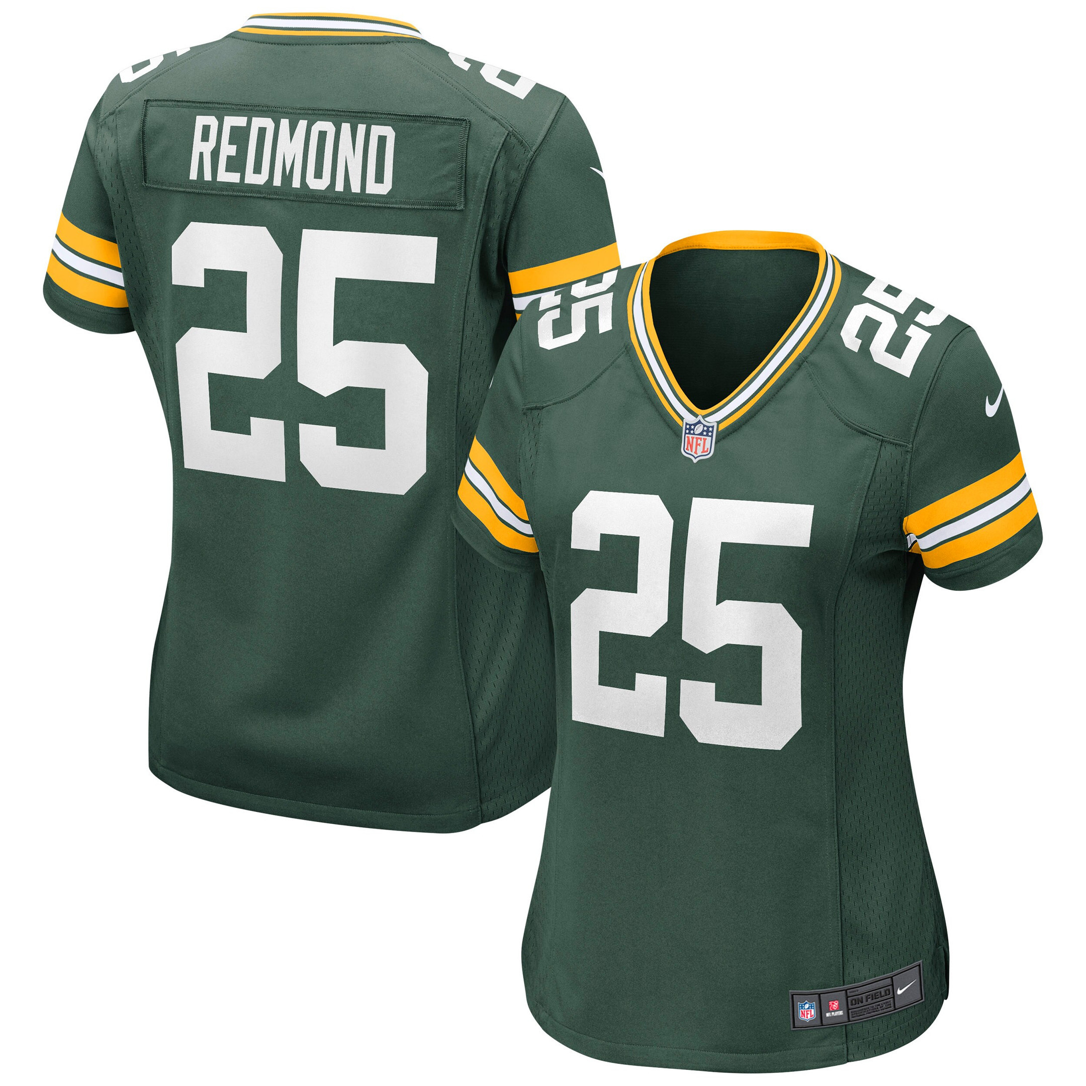 Will Redmond Green Bay Packers Womens Game Jersey – Green NFL