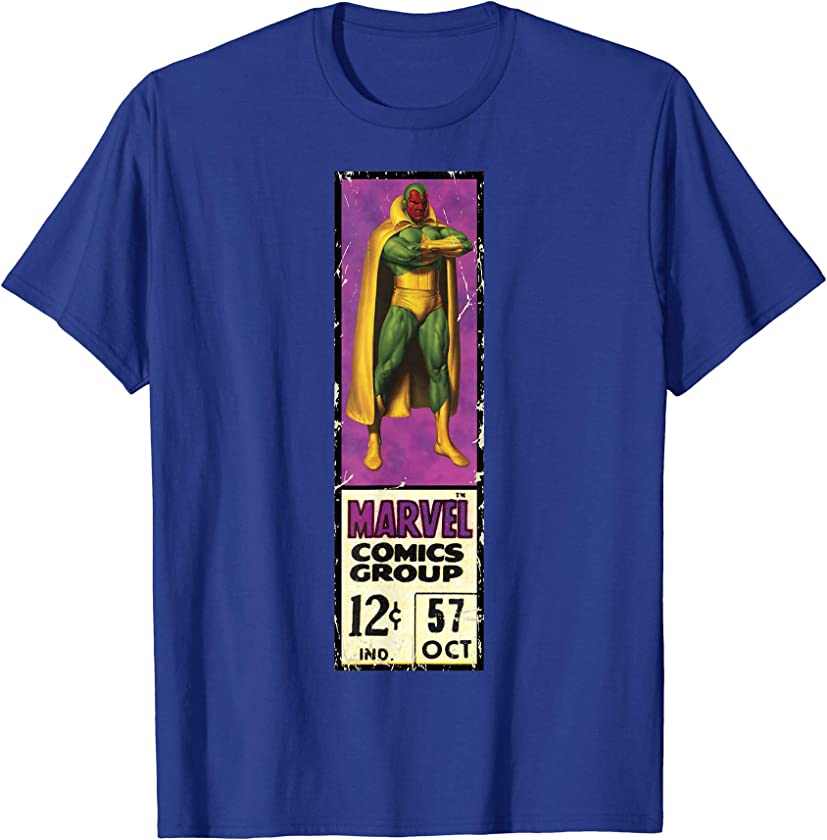 Vision Comics Group Vintage Ticket Label T-Shirt