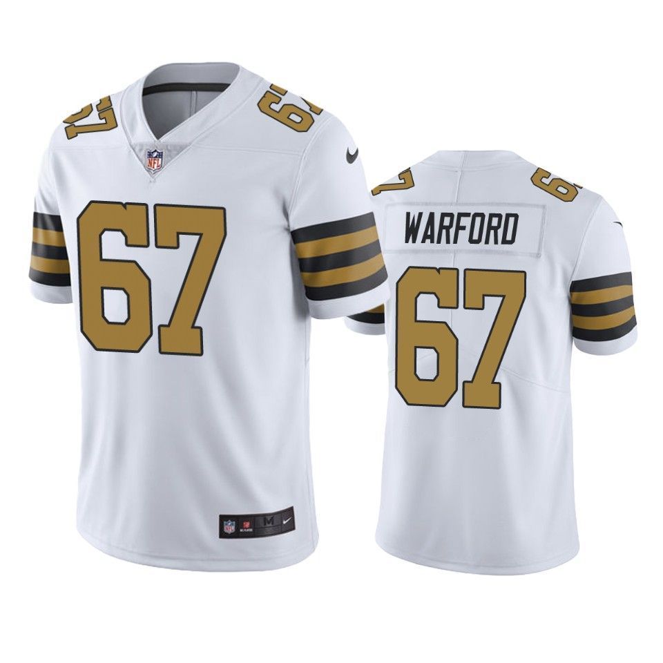 New Orleans Saints Color Rush Limited Larry Warford Mens Jersey