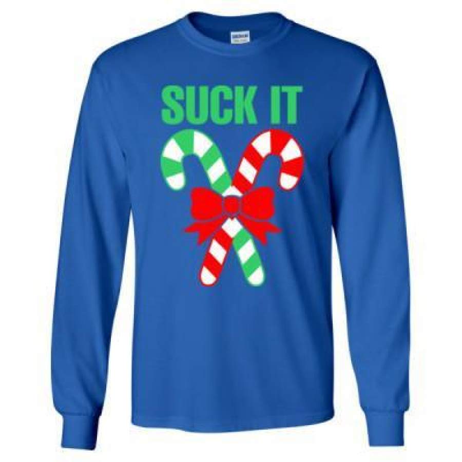 AGR Christmas Ugly Sweater Suck It – Long Sleeve T-Shirt