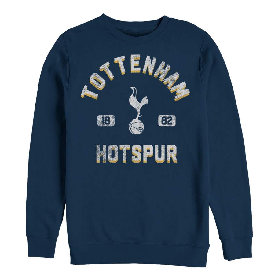 Tottenham Hotspur Football Club Men’s Distressed Bird Logo Sweatshirt