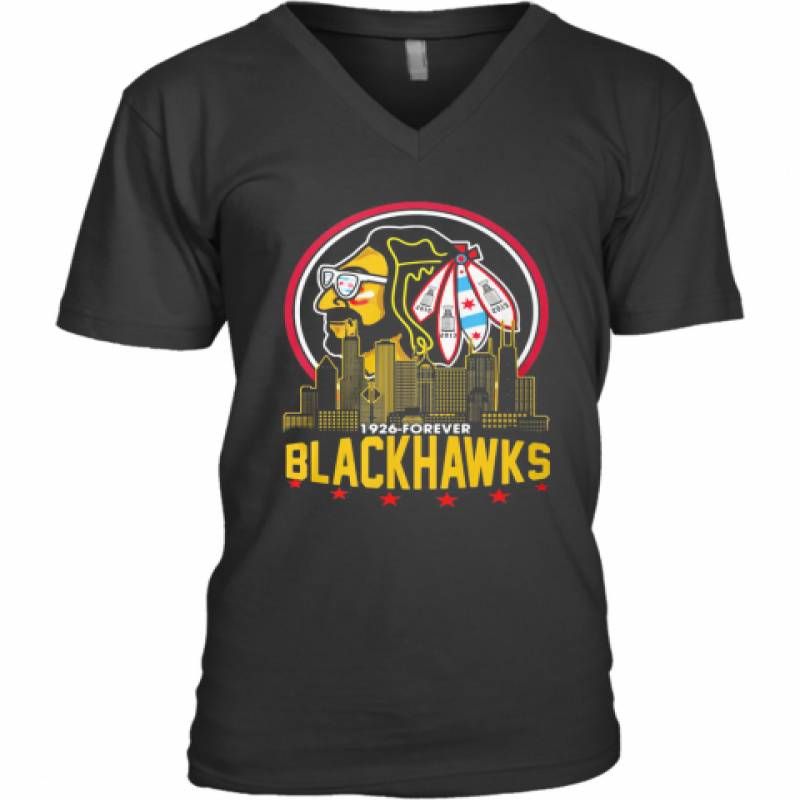 Chicago Blackhawks 1926 Forever V-Neck T-Shirt