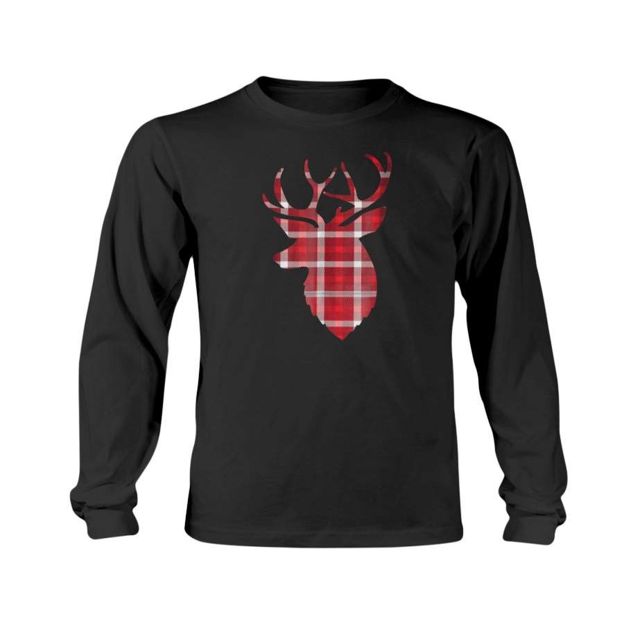 Christmas Buffalo Plaid Reindeer – Christmas Plaid Sweatshirt & Hoodie