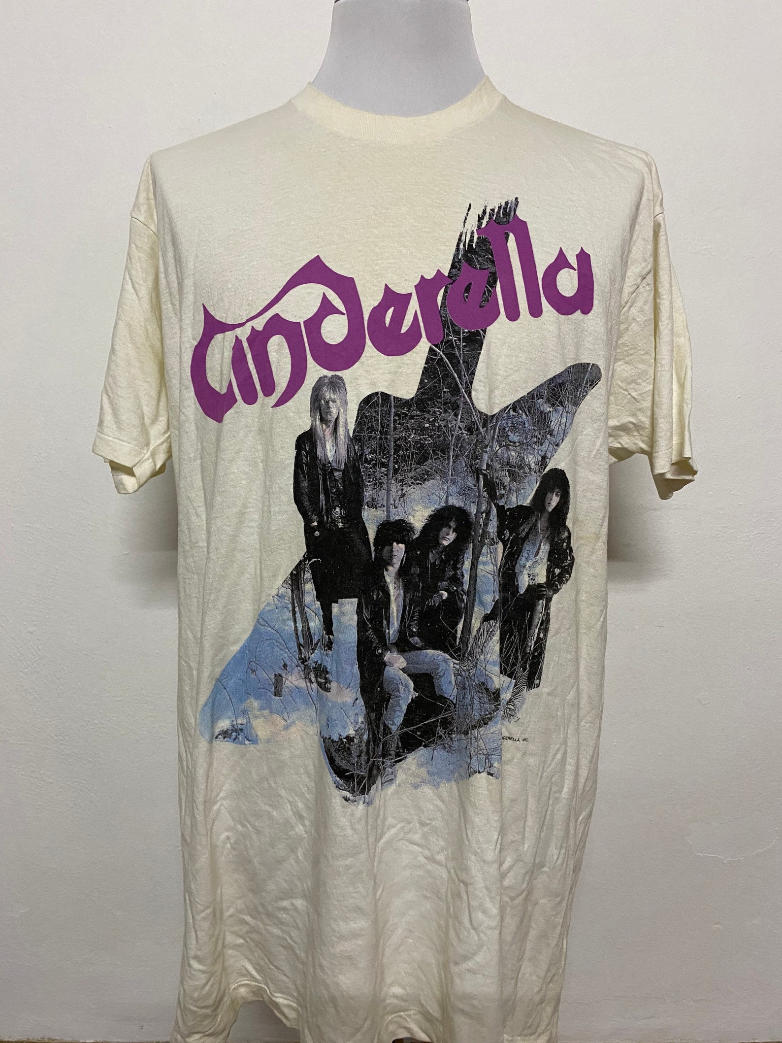 Vtg Cinderella Long Cold Winter Tour 88 89 Tshirt  Xx