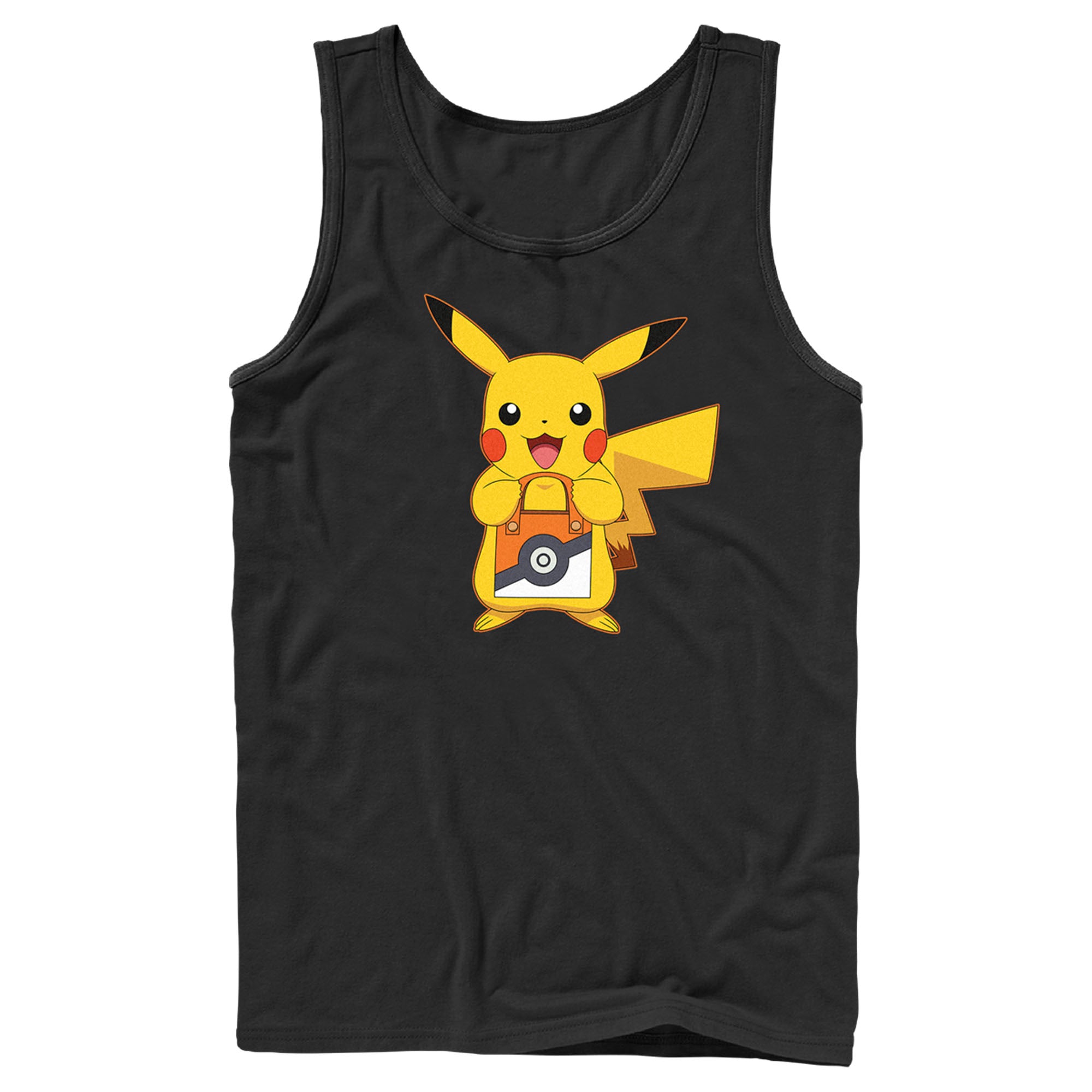 Men’S Pokemon Halloween Trick Or Treat Pikachu Tank Top