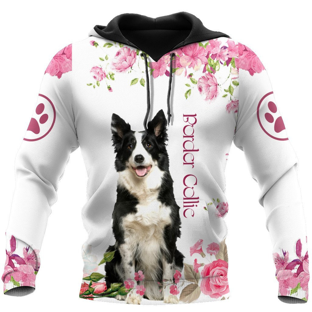 Border Collie 3D All Over Printed Shirt & Short For Men And Women Pl