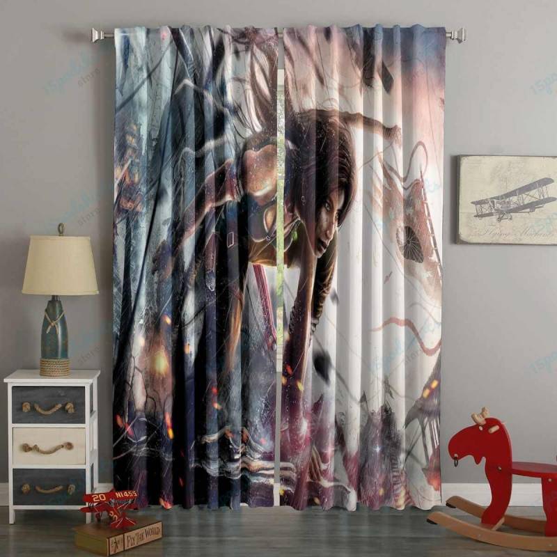 3D Printed Tomb Raider Custom Living Room Curtains