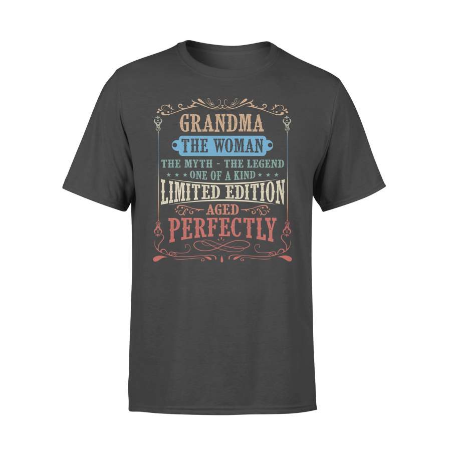 Vintage Grandma The woMan The Myth The Legend – Standard T-shirt