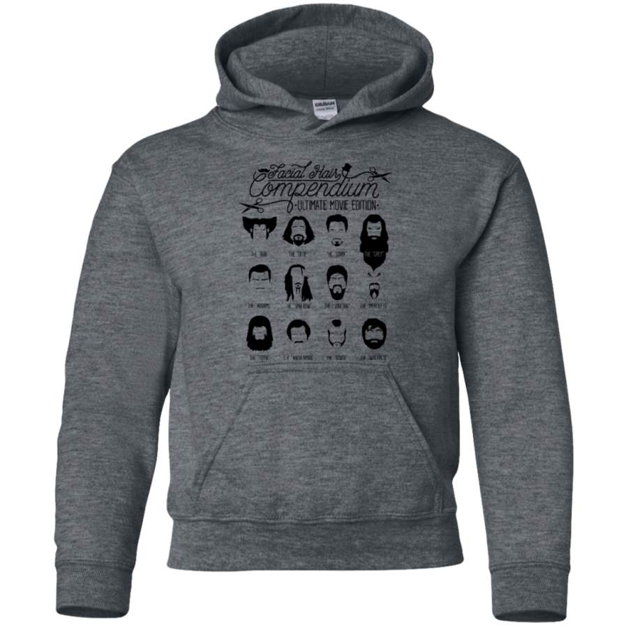 The Movie Facial Hair Compendium Youth Hoodie