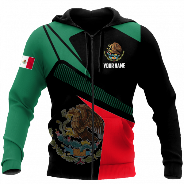 Personalized Mexico 3D All Over Printed Hoodie Ntn10052104
