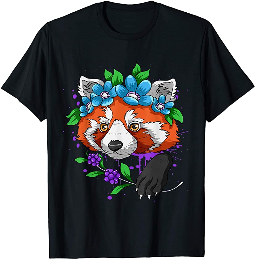 Red Panda For Animal Lover Men Women Kids Racoon Bear-Cat T-Shirt