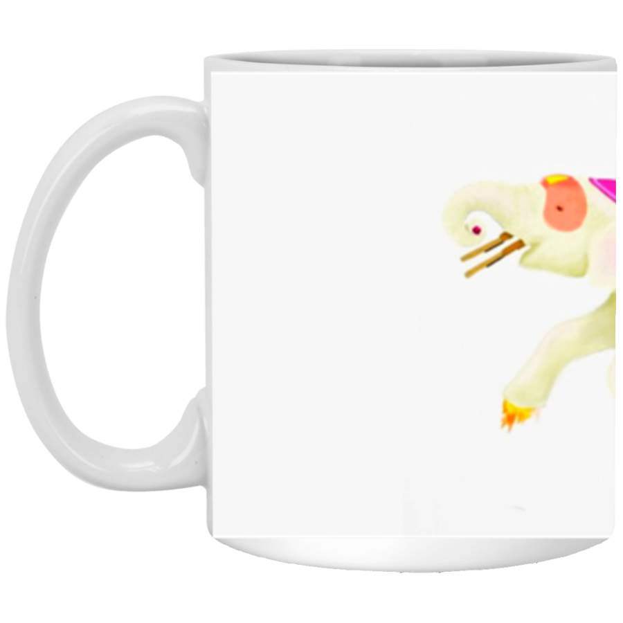 Ancient Psychic Tandem War Elephant – Ceramic 11Oz Coffee Mug – Gift Idea For Family And Friends