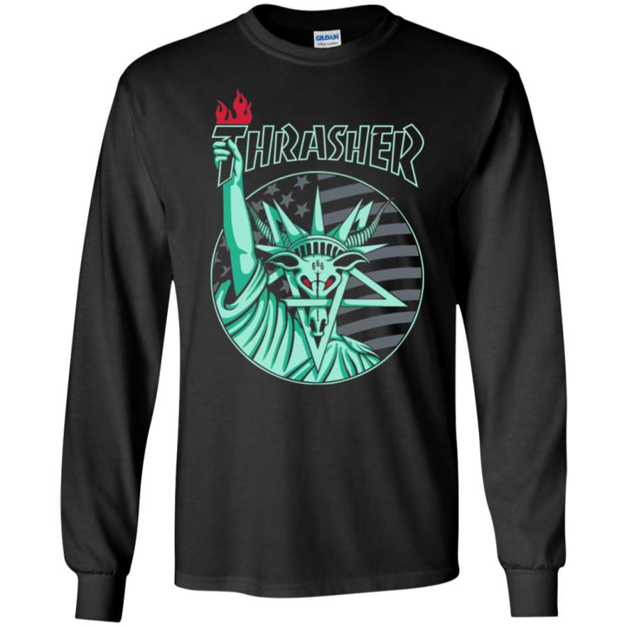 Thrasher Magazine Liberty Goat Long sleeves T-Shirt