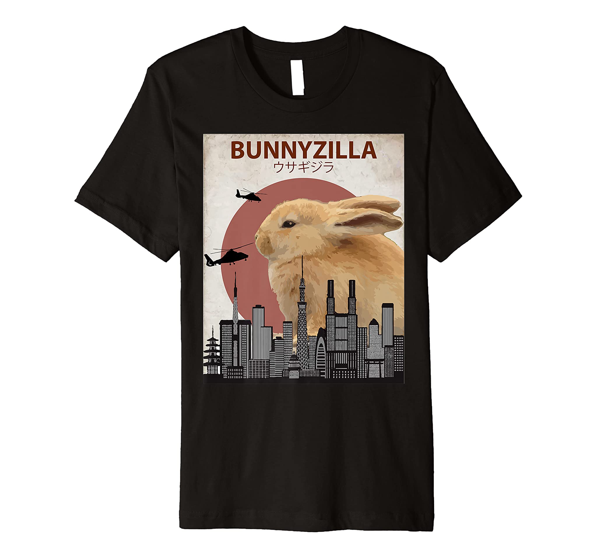 Bunnyzilla Bunny T-Shirt | Funny Gift for Rabbit Lovers