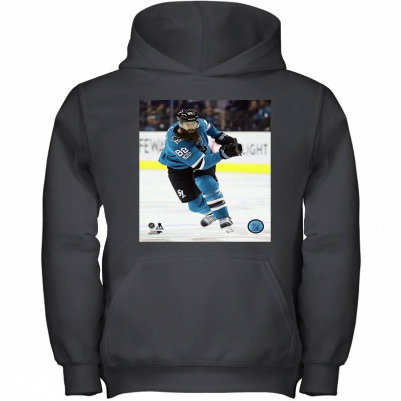 Brent Burns San Jose Sharks 2016 17 Action Youth Hoodie