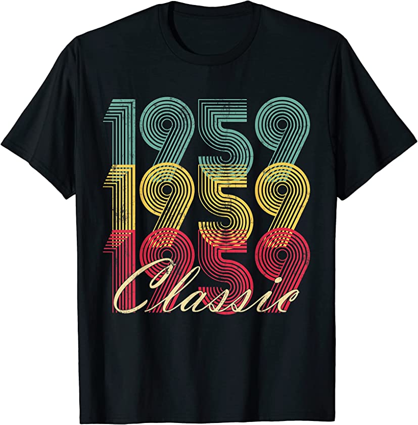 62nd Birthday Shirt Vintage 1959 Classic Women T-Shirt