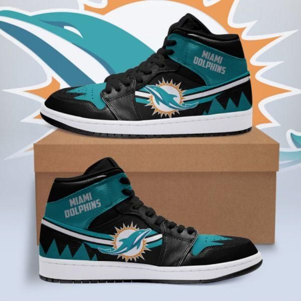 Miami Dolphins 07 Air Jordan Sport Custom Sneakers