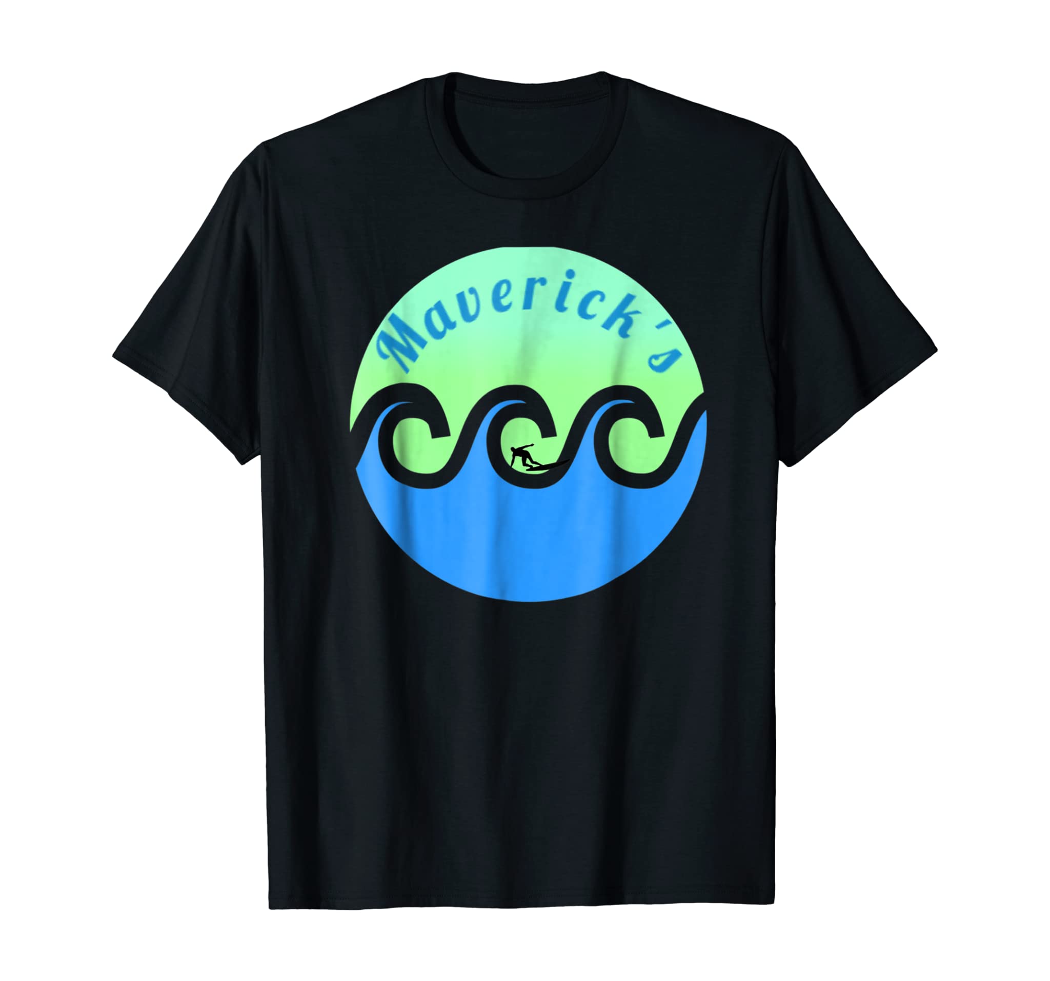 Maverick’s Surfing T-shirt Surf California Beaches