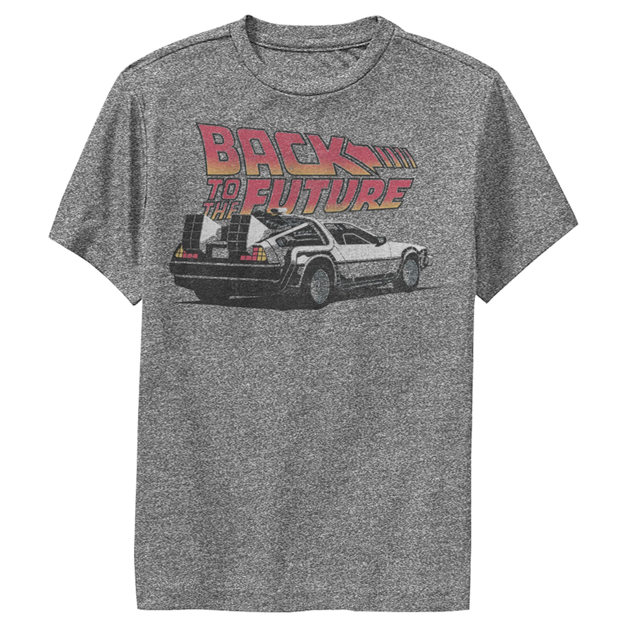 Back To The Future Boy’S Delorean Cartoon  Performance Tee