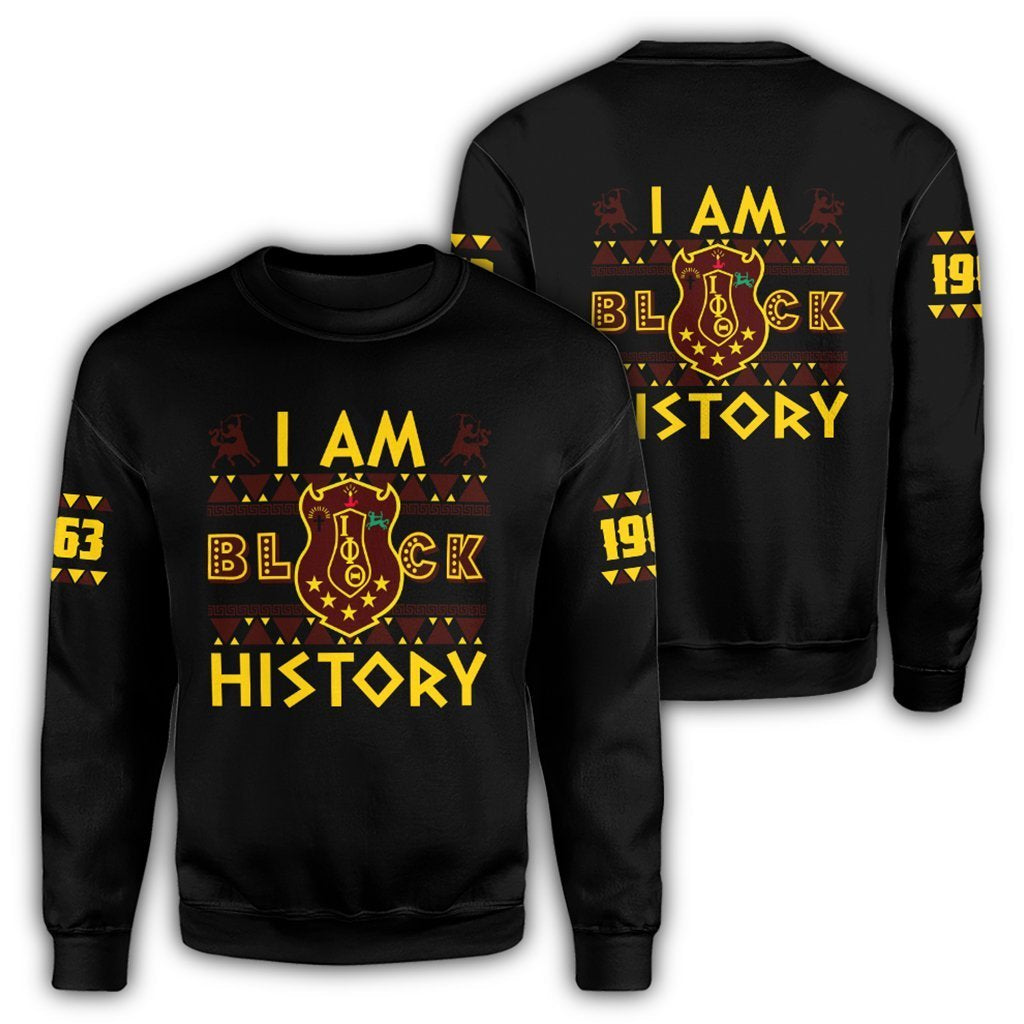 Greek Life Sweatshirt – I Am Black History Iota Phi Theta Sweatshirt