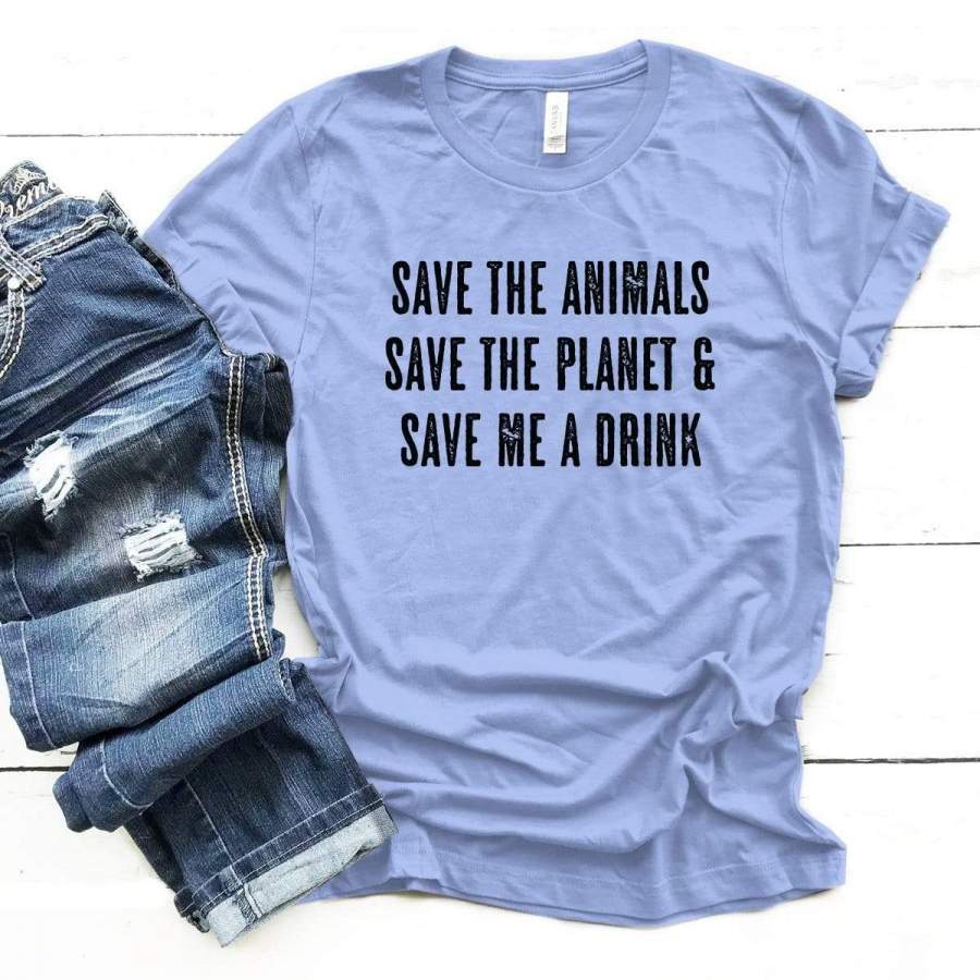 Save The Animals Premium Unisex T-Shirt