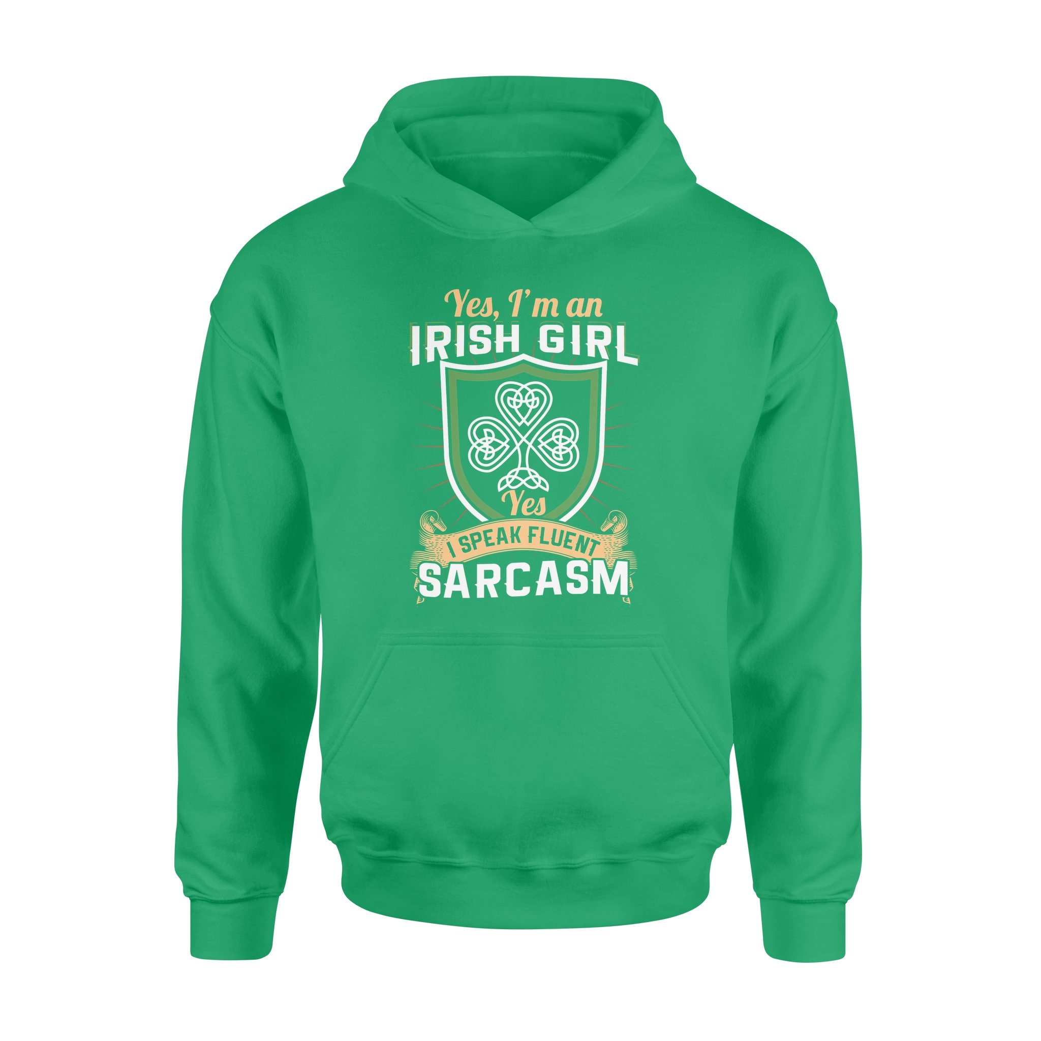 Yes I’m An Irish Girl St Patrick’s Day Shirt – Standard Hoodie