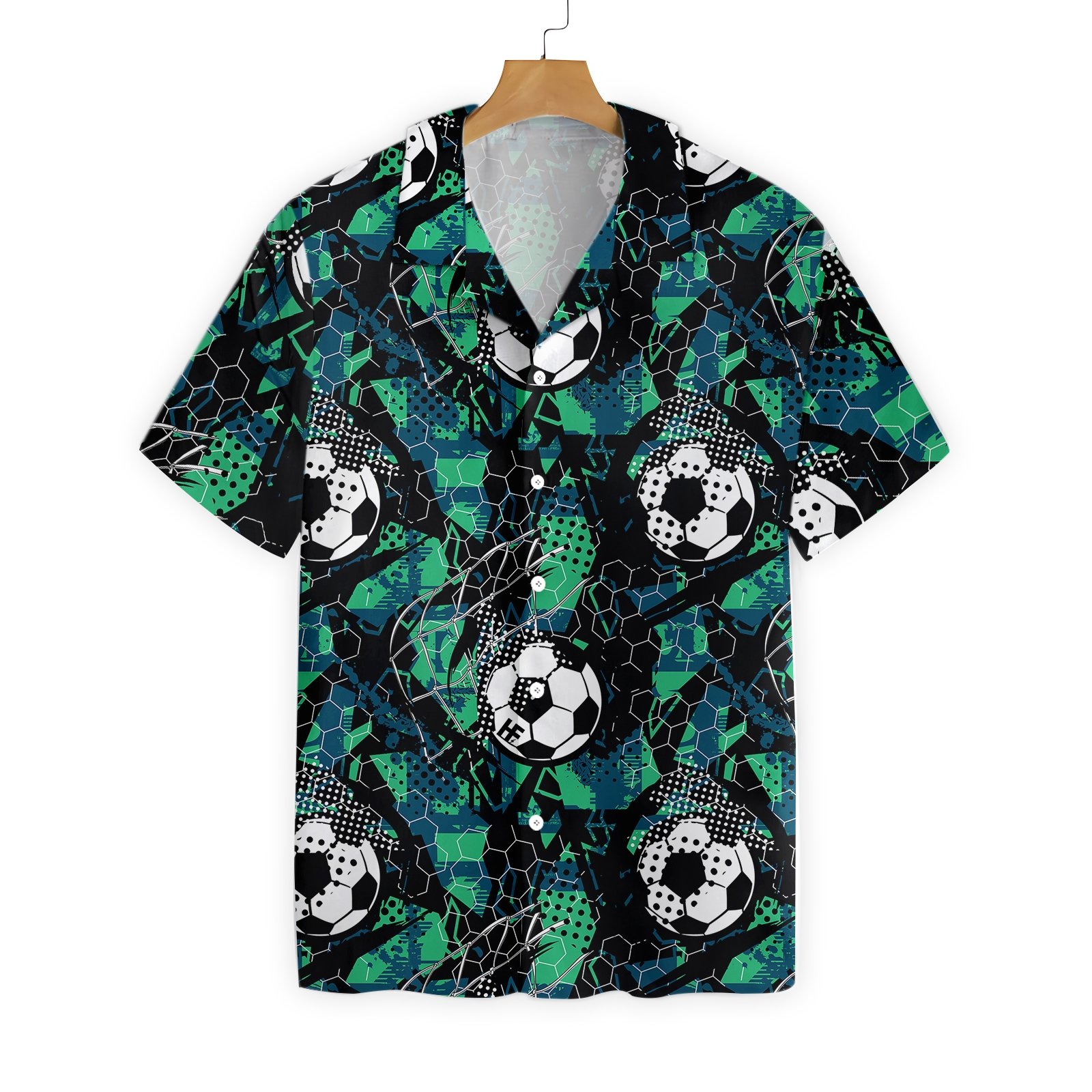 Soccer Grunge Urban Pattern 1902 Hawaii Shirt Ha32233