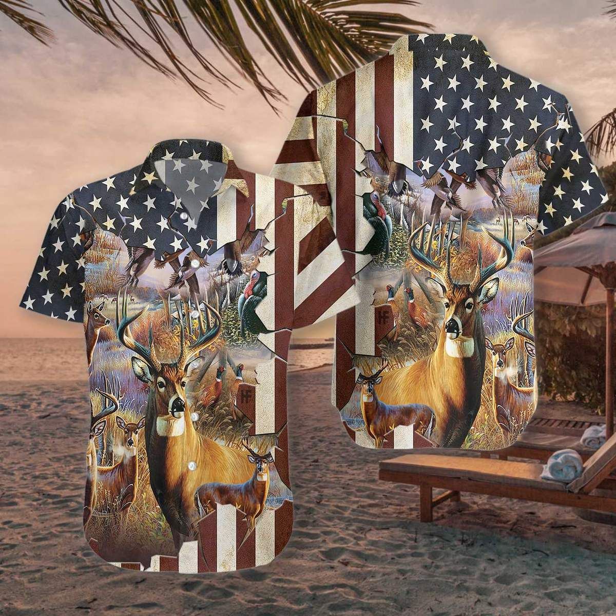 American Hunter Hawaiian Shirt | Unisex | Adult | Hw4607