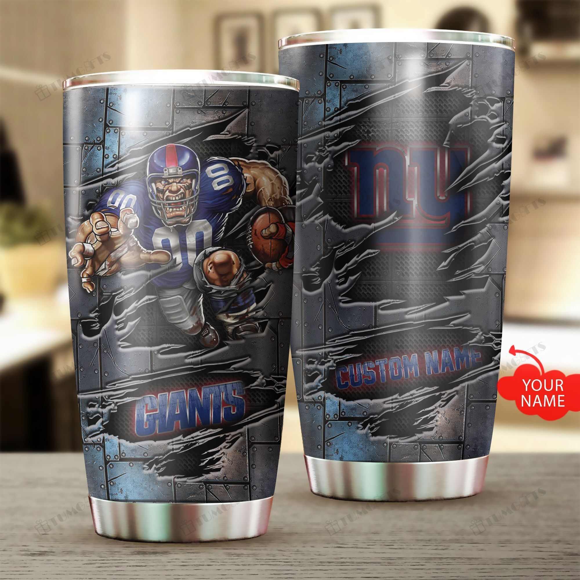 Buy Personalized New York Giants Football Club Custom Stainless Steel Tumbler