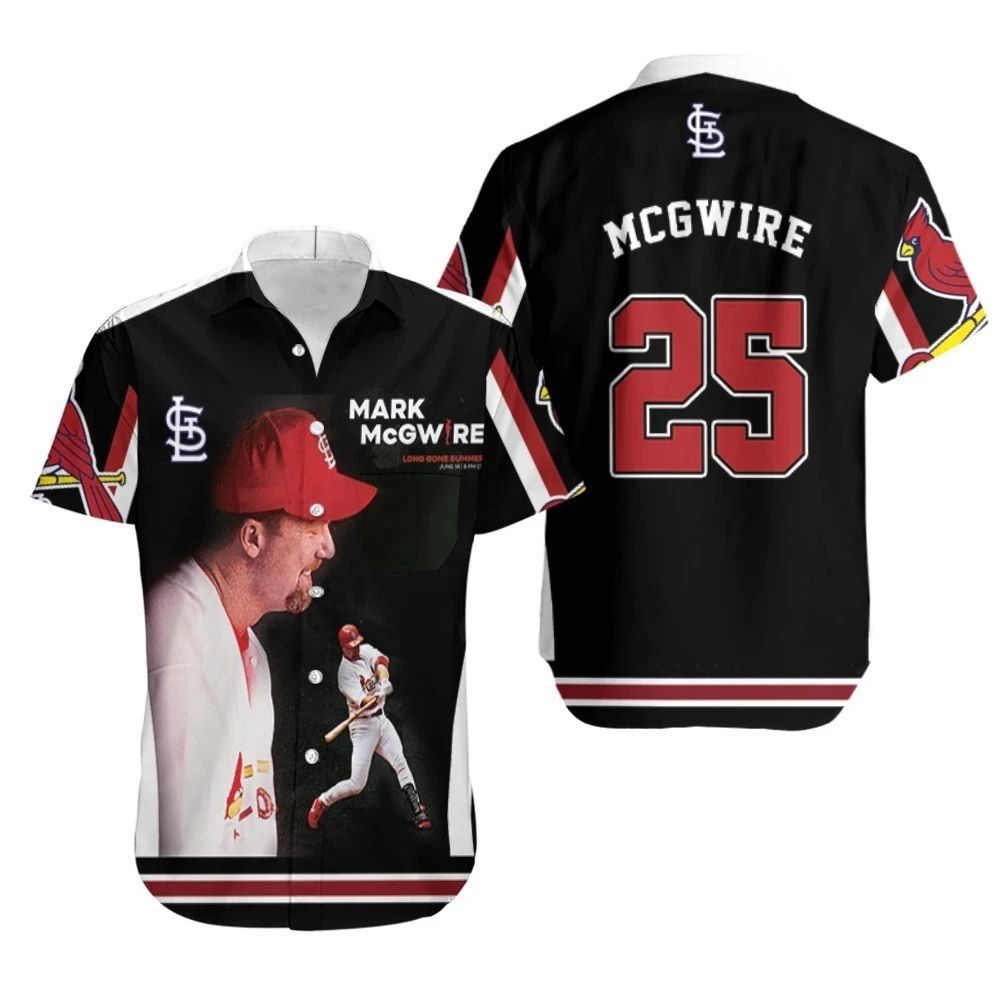 25 Mark Mcgwire St Louis Cardinals Hawaiian Shirt Combo Beach