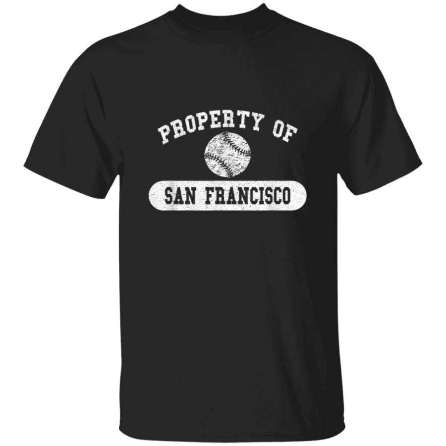 Property of San Francisco CA Baseball  California TShirt