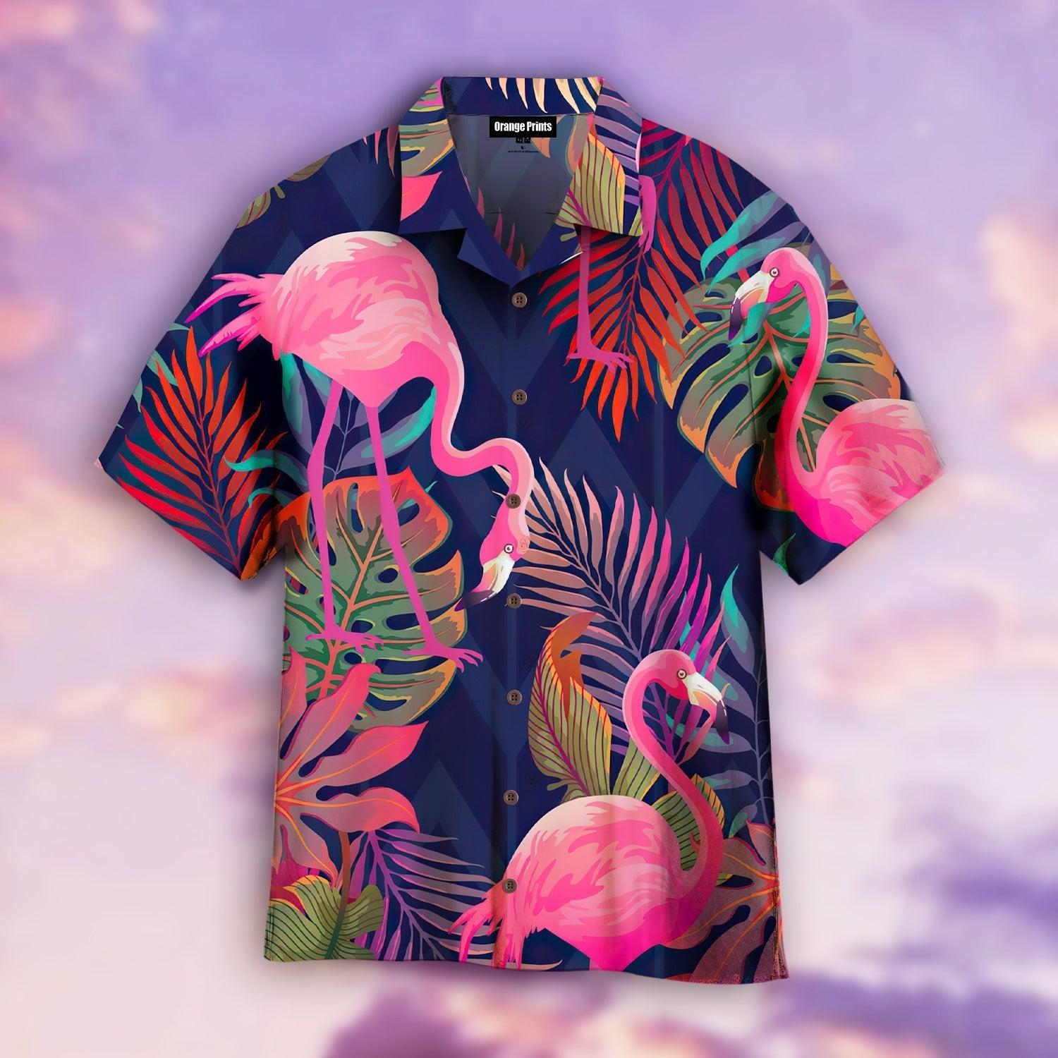 Pink Flamingo Tropical Hawaiian Shirt – For Men And Women